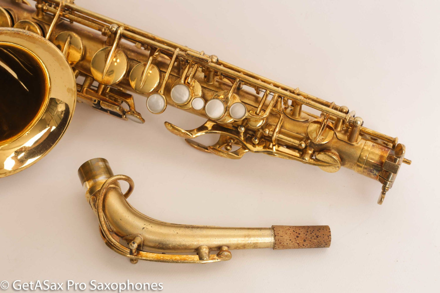 Selmer Cigar Cutter Super Sax Alto Original Gold Plate Near Mint Low Miles Matt Stohrer Overhaul