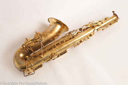 Selmer Cigar Cutter Super Sax Alto Original Gold Plate Near Mint Low Miles Matt Stohrer Overhaul