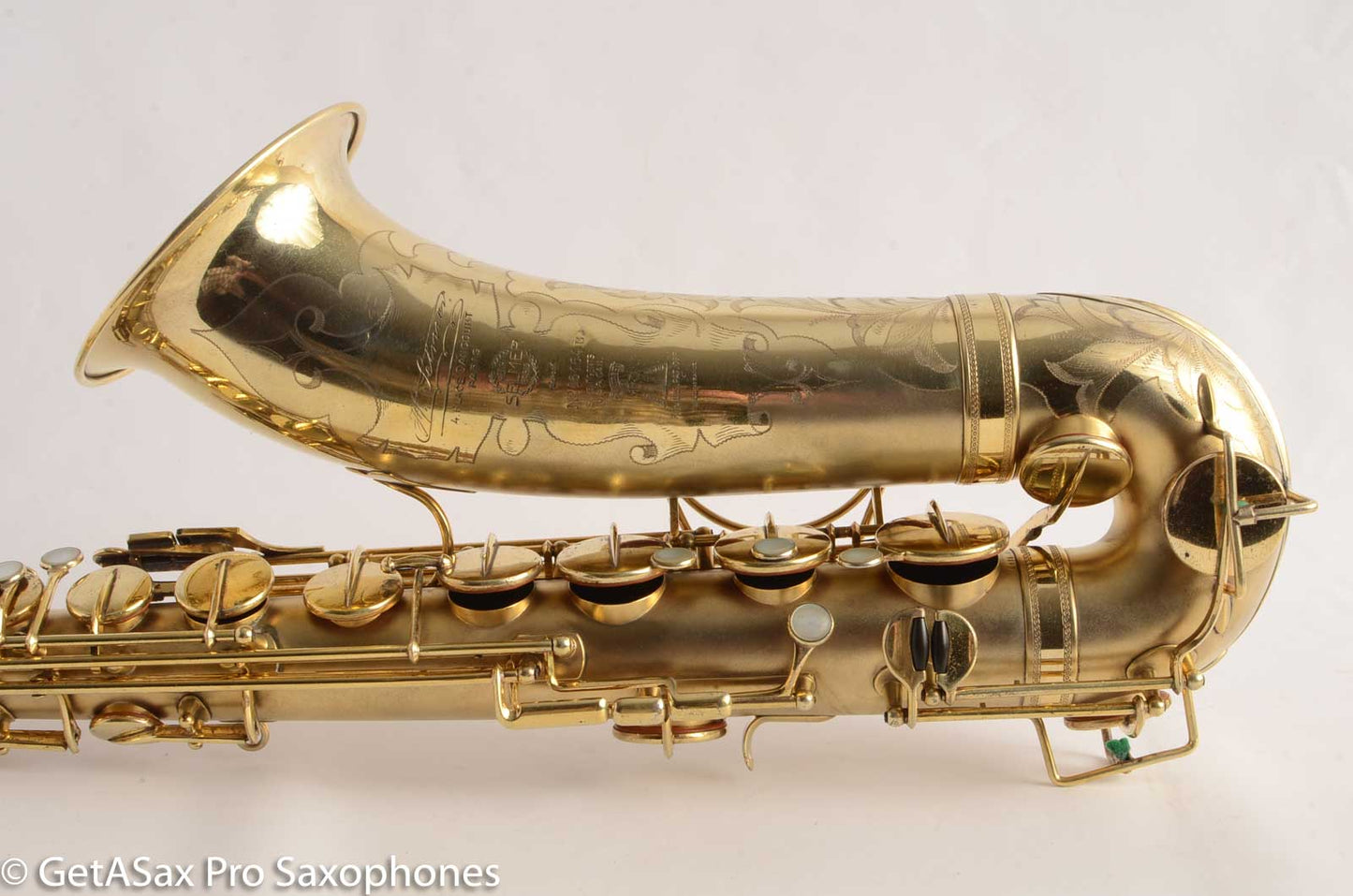 Selmer ORIGINAL Gold Plate Tenor Sax 16164B Coleman Hawkins Al Cohn Sal Nistico