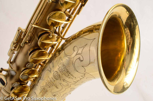 Selmer ORIGINAL Gold Plate Tenor Sax 16164B Coleman Hawkins Al Cohn Sal Nistico
