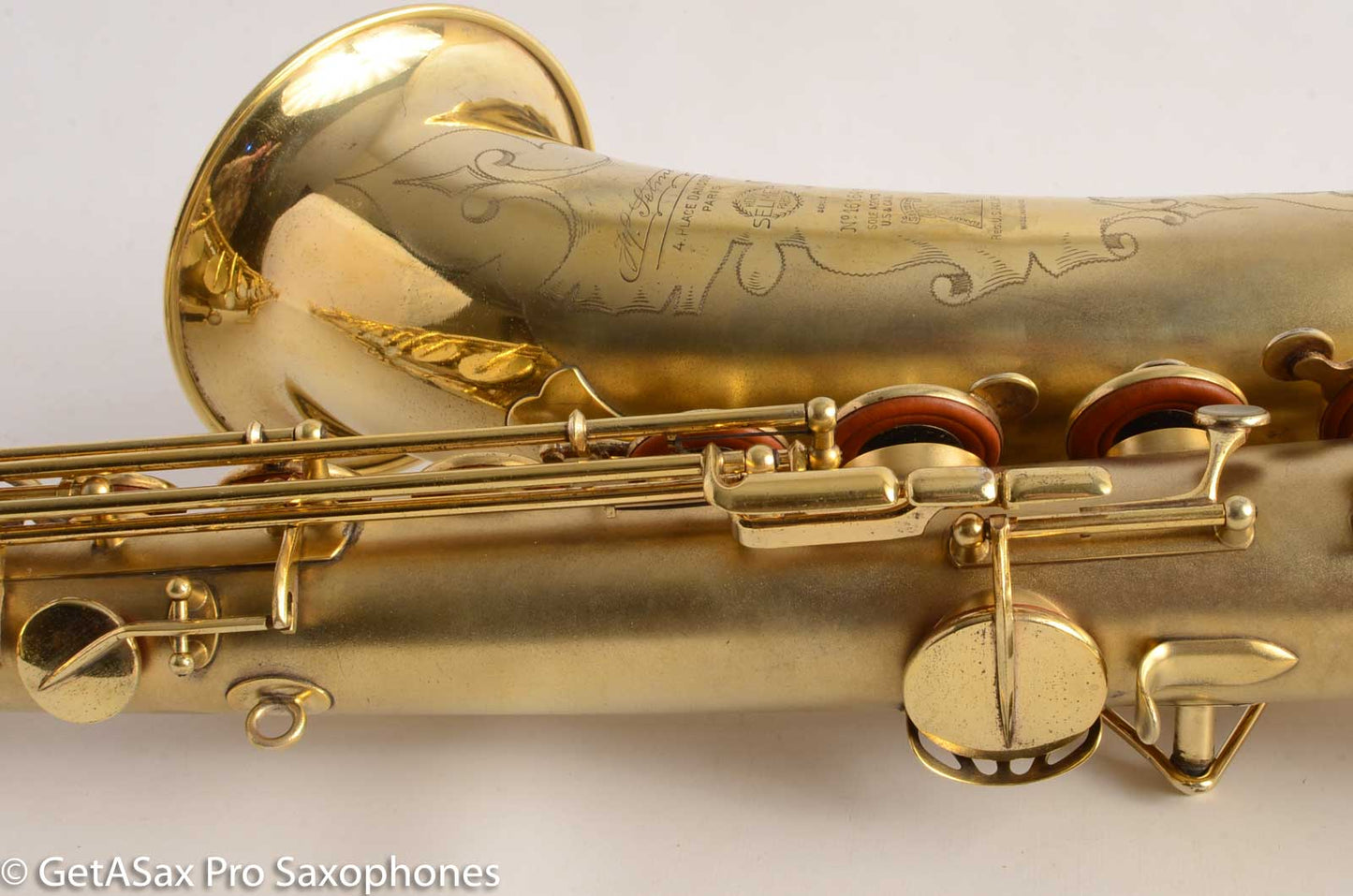 Selmer ORIGINAL Gold Plate Tenor Sax 16164B Coleman Hawkins Al Cohn Sal Nistico