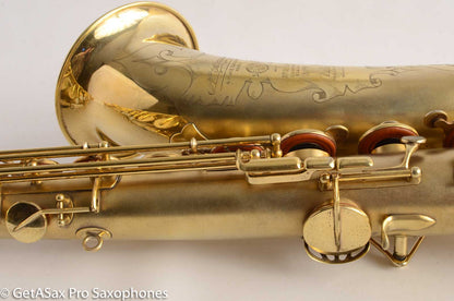 Selmer ORIGINAL Gold Plate Tenor Sax 16164B Coleman Hawkins Al Cohn Sal Nistico