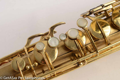 Selmer ORIGINAL Gold Plate Tenor Sax 16164B Coleman Hawkins Al Cohn Sal Nistico