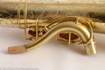 Selmer ORIGINAL Gold Plate Tenor Sax 16164B Coleman Hawkins Al Cohn Sal Nistico