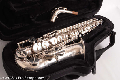 Selmer Mark VI Alto 1962 Original Silver Great Pads High F# Clean! 102960