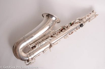Selmer Mark VI Alto 1962 Original Silver Great Pads High F# Clean! 102960