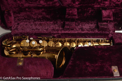 Selmer Mark VI Alto 1966 Original Lacquer American Engraved Very Good Condition 127997