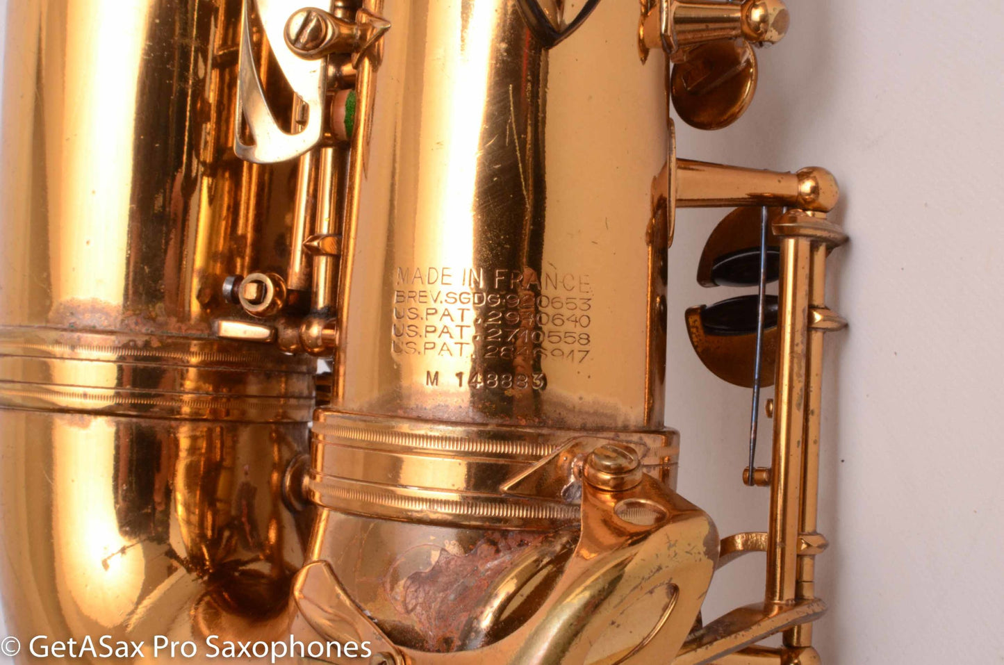 Selmer Mark VI Alto 148883 Original Lacquer American Engraved Excellent