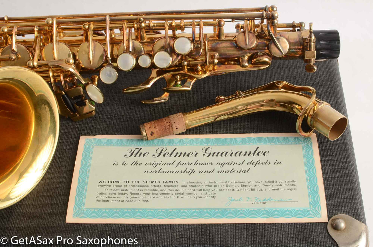 Selmer Mark VI Alto Saxophone Original Gold Plate (Vanishingly Rare) Japanese Market Near Mint 156928