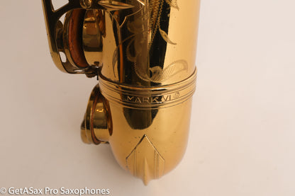 Selmer Mark VI Alto American Engraved Original Lacquer Excellent 188027