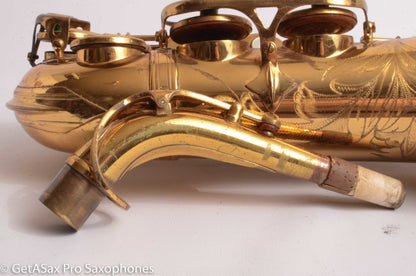Selmer Mark VI Alto 1971 Original Lacquer American Engraved Fresh Overhaul Exceptional! 190365