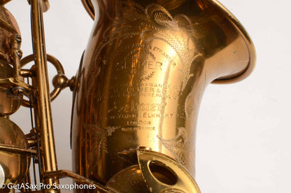 Selmer Mark VI Alto 1955 Original Lacquer Fresh Overhaul Excellent 62058