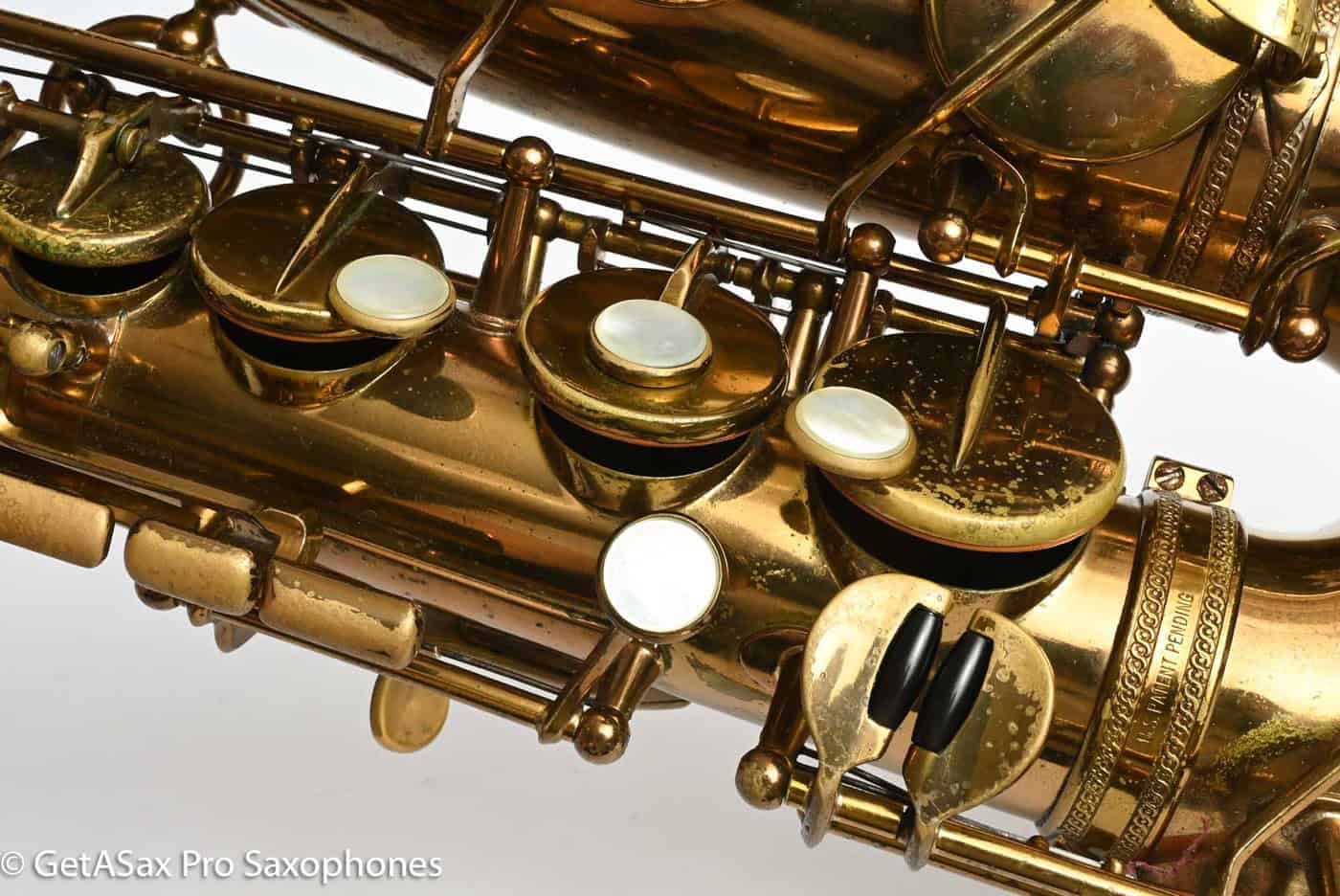 Selmer Mark VI Alto 1958 Original Lacquer American Engraved Fair Condition 75697