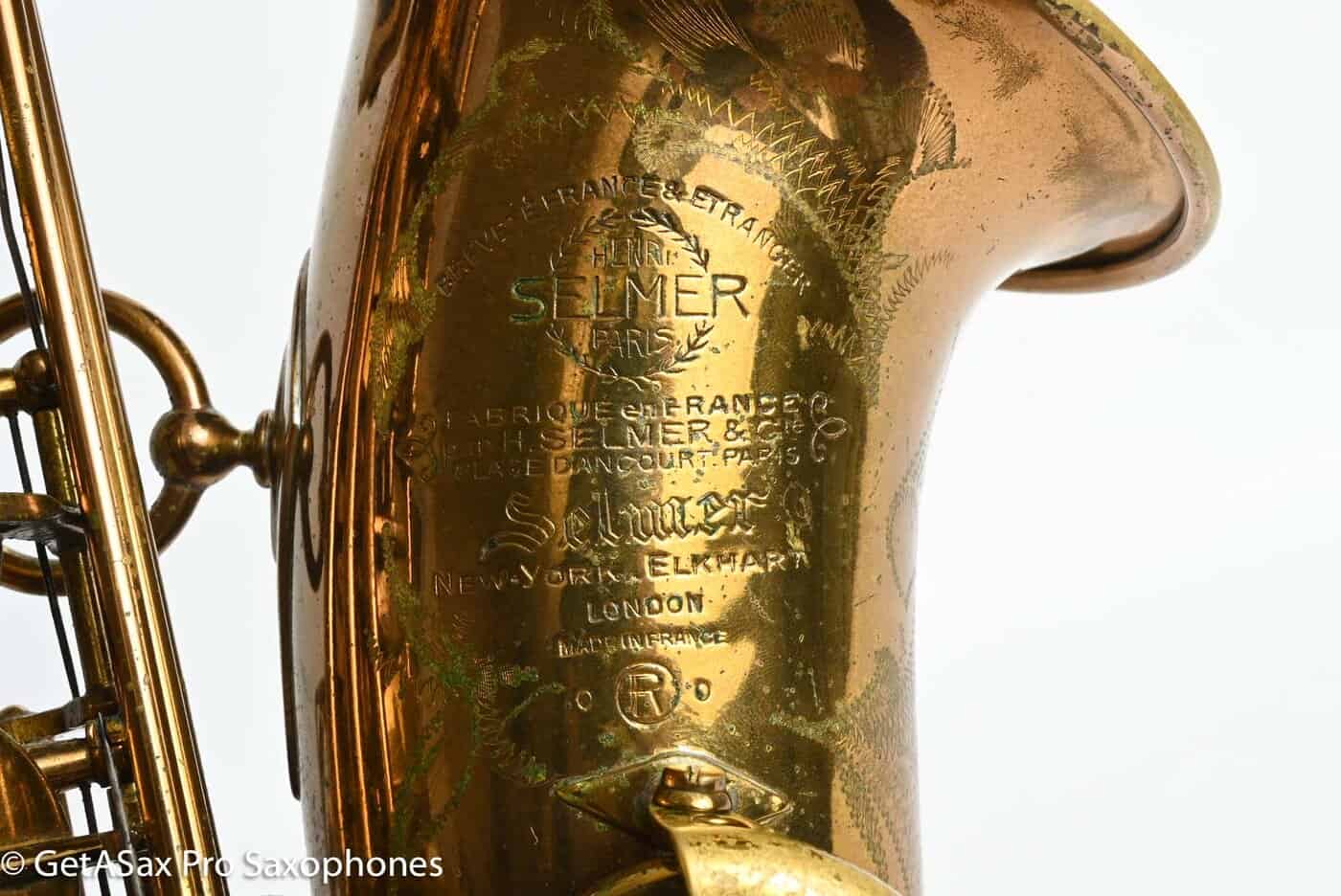 Selmer Mark VI Alto 1958 Original Lacquer American Engraved Fair Condition 75697