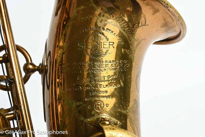 Selmer Mark VI Alto 1958 Original Lacquer American Engraved Fair Condition 75697