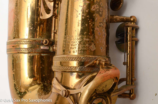 Selmer Mark VI Alto 1960 Original Lacquer Older Pads Good Condition 87926