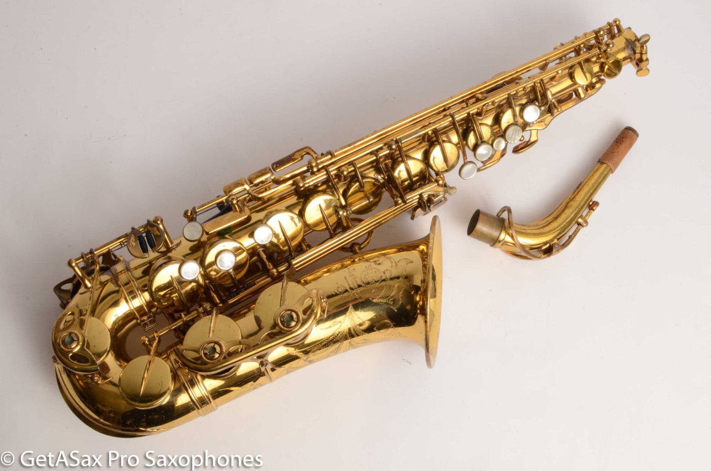 Selmer Mark VI Alto Original Lacquer Good Condition Old Pads Relacquered Neck 197380