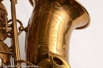 Selmer Mark VI Alto 1955 Original Lacquer Fresh Overhaul Excellent 62058