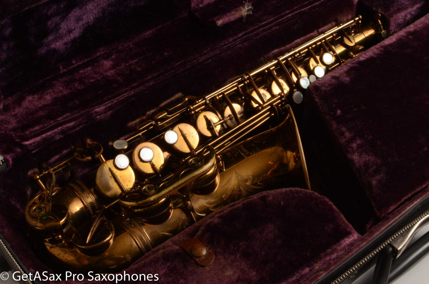 Selmer Mark VI Alto Original Lacquer American Engraved (neck has no serial) Great Tone 78455