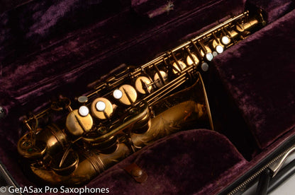 Selmer Mark VI Alto Original Lacquer American Engraved (neck has no serial) Great Tone 78455