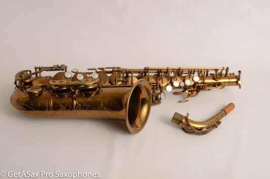Selmer Mark VI Alto Original Lacquer American Engraved (neck has no serial) Great Tone 78455
