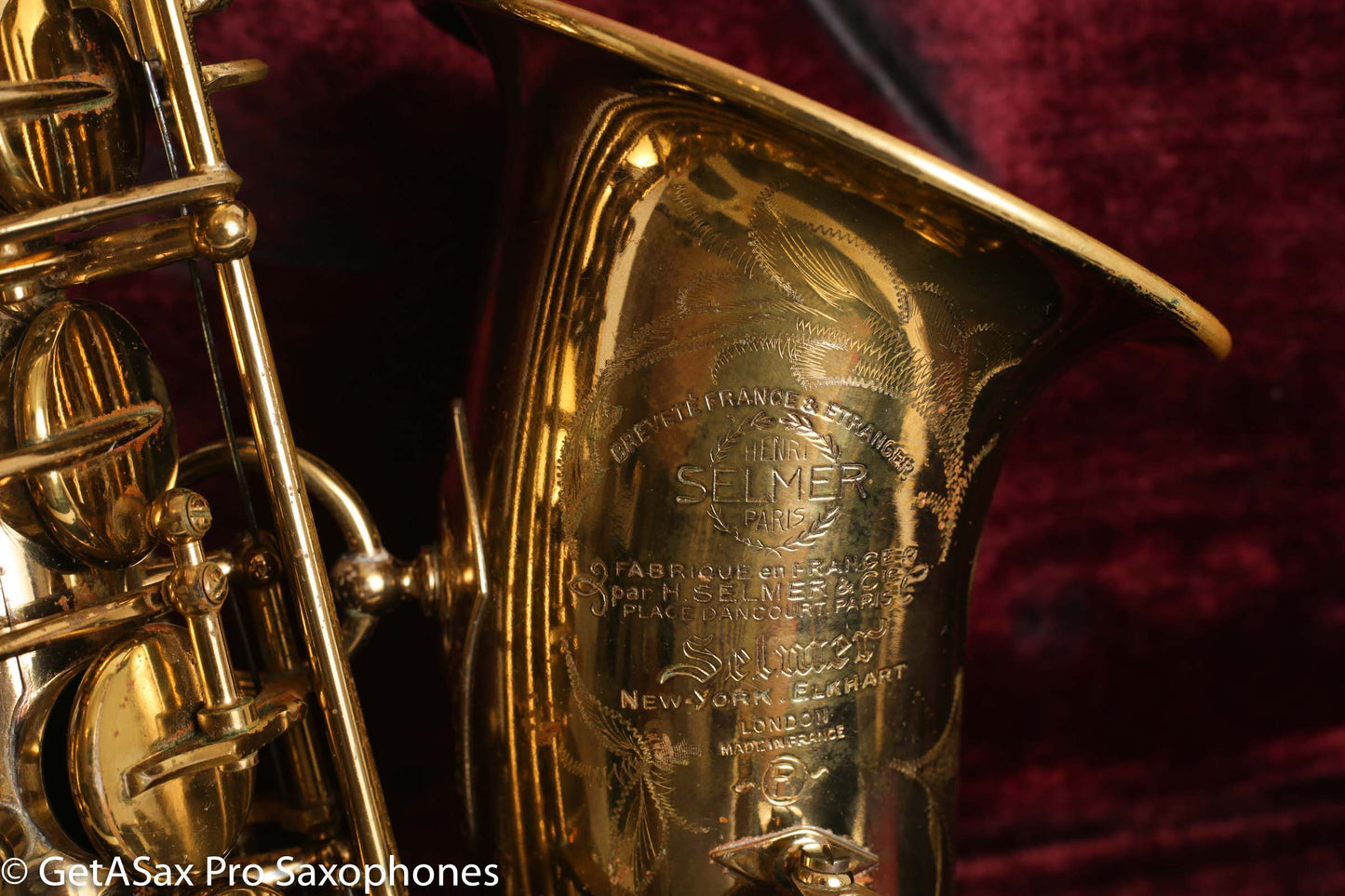 Selmer Mark VI Alto Original Lacquer American Engraved Excellent 89939