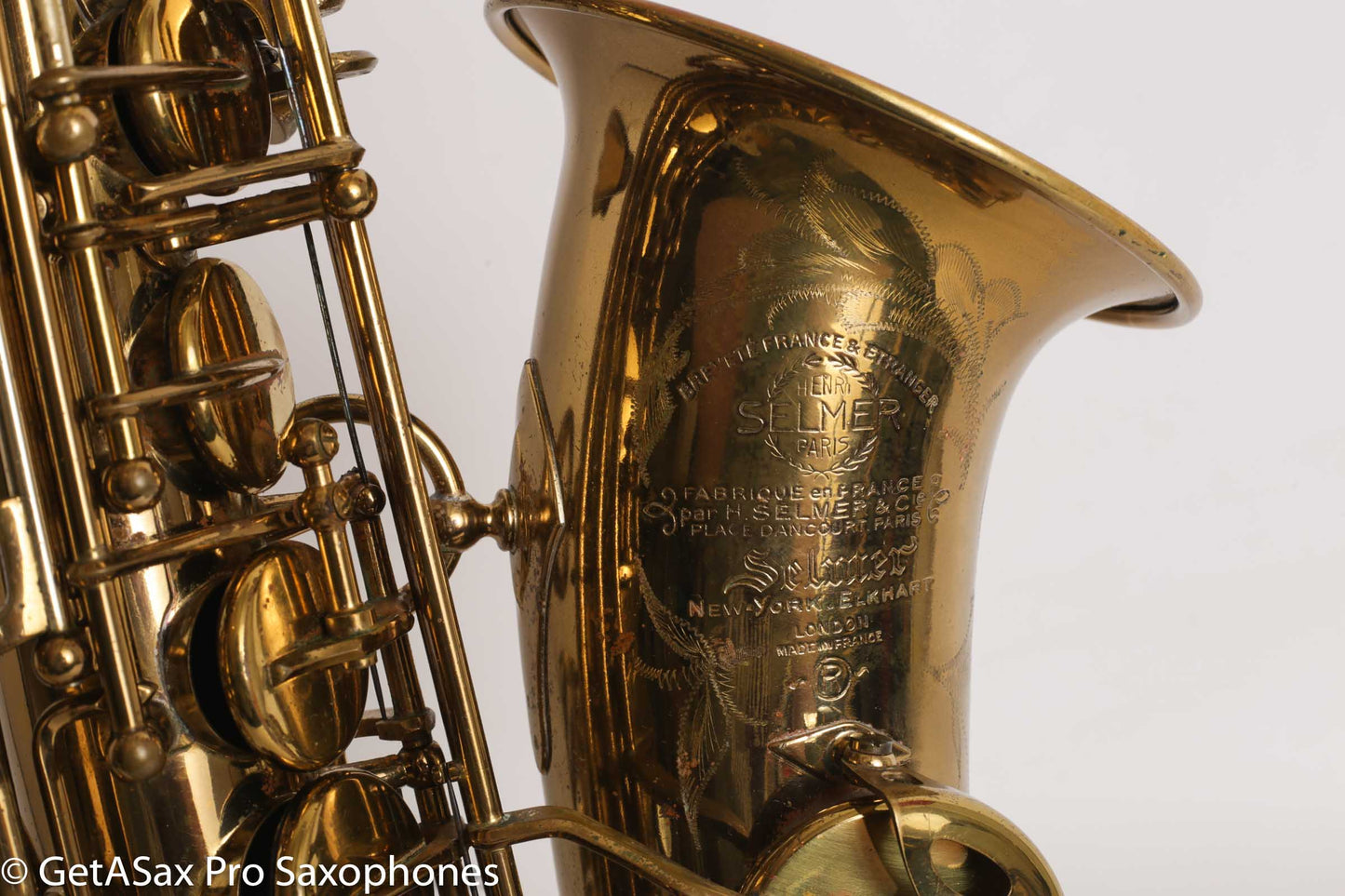 Selmer Mark VI Alto Original Lacquer American Engraved Excellent 89939