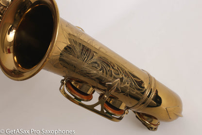 Selmer Mark VI Alto Original Lacquer American Engraved Excellent 89939