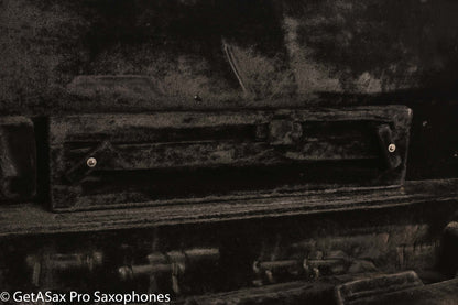 Selmer Mark VI Alto Case Only 1954-1956 Chesterfield with Latches Orange Leather Exc Cond