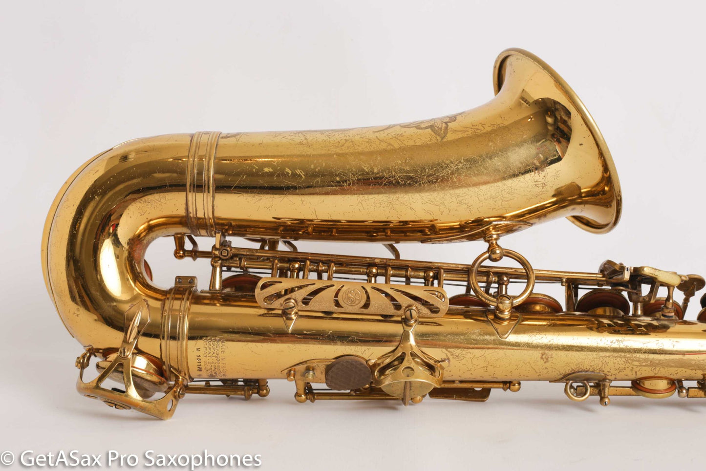 Selmer Mark VI Alto Medium Bow Plays Great Original Lacquer 151196