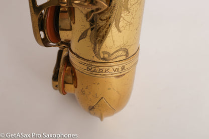 Selmer Mark VI Alto Medium Bow Plays Great Original Lacquer 151196