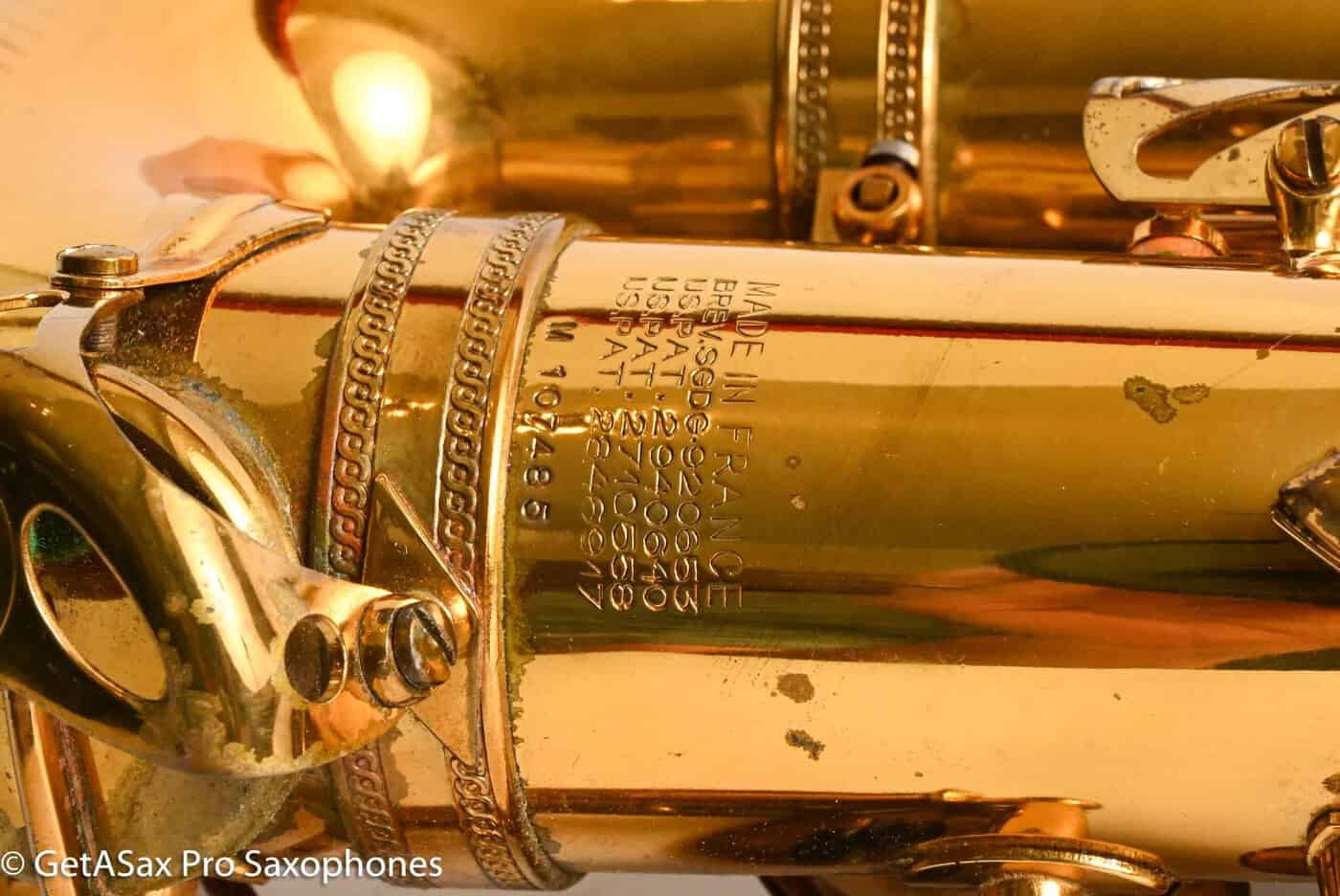 Selmer Mark VI Alto 1963 Original Lacquer Very Good Condition 107485