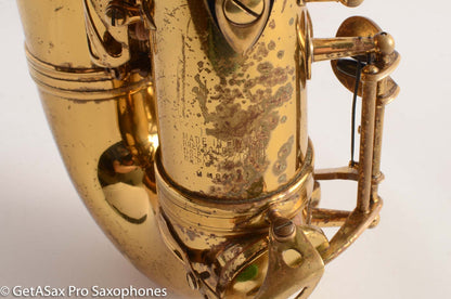 Selmer Mark VI Alto Saxophone 1970 184973 Original Lacquer American Engraved Fresh Overhaul!
