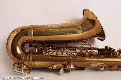 Selmer Mark VI Alto Original Lacquer 1954 One Owner Fresh Overhaul