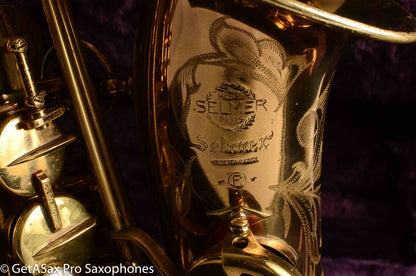 Selmer Mark VI Alto Saxophone 137451 American Engraved Recent Overhaul Excellent Condition Medium Bow