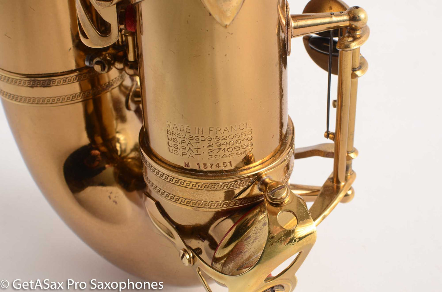 Selmer Mark VI Alto Saxophone 137451 American Engraved Recent Overhaul Excellent Condition Medium Bow