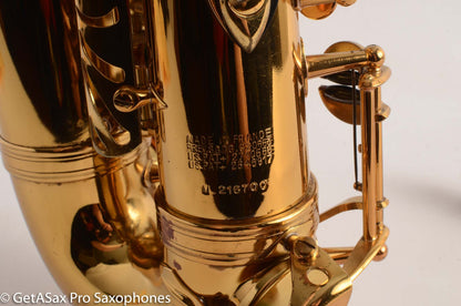 Selmer Mark VI Alto Saxophone 1973 Near Mint Original Lacquer Original Pads 216700