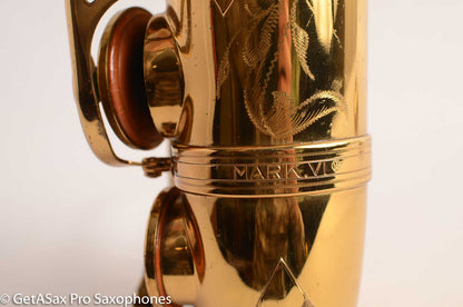 Selmer Mark VI Alto Original Lacquer American Engraved Excellent Condition 233486