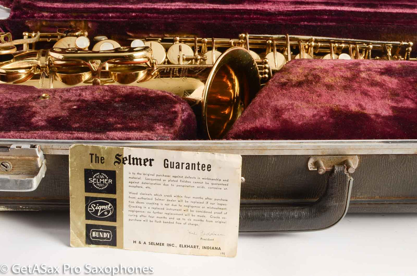 Selmer Mark VI Alto Saxophone 1961 5-digit Serial 96xxx Fresh Overhaul! Relacquer