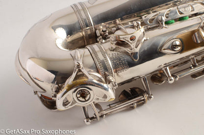 Selmer Mark VI Alto 1958 Conservatory Model Original Silver Plate 77632