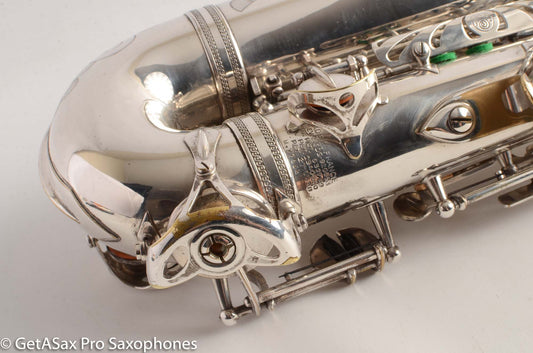 Selmer Mark VI Alto 1958 Conservatory Model Original Silver Plate 77632