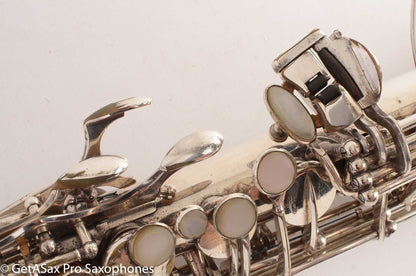 Selmer Mark VI Alto 1958 Conservatory Model Original Silver Plate 77632