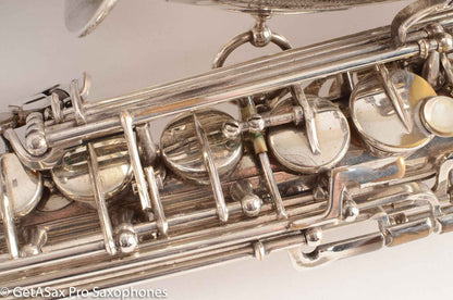 Selmer Mark VI Alto 1958 Conservatory Model Original Silver Plate 77632