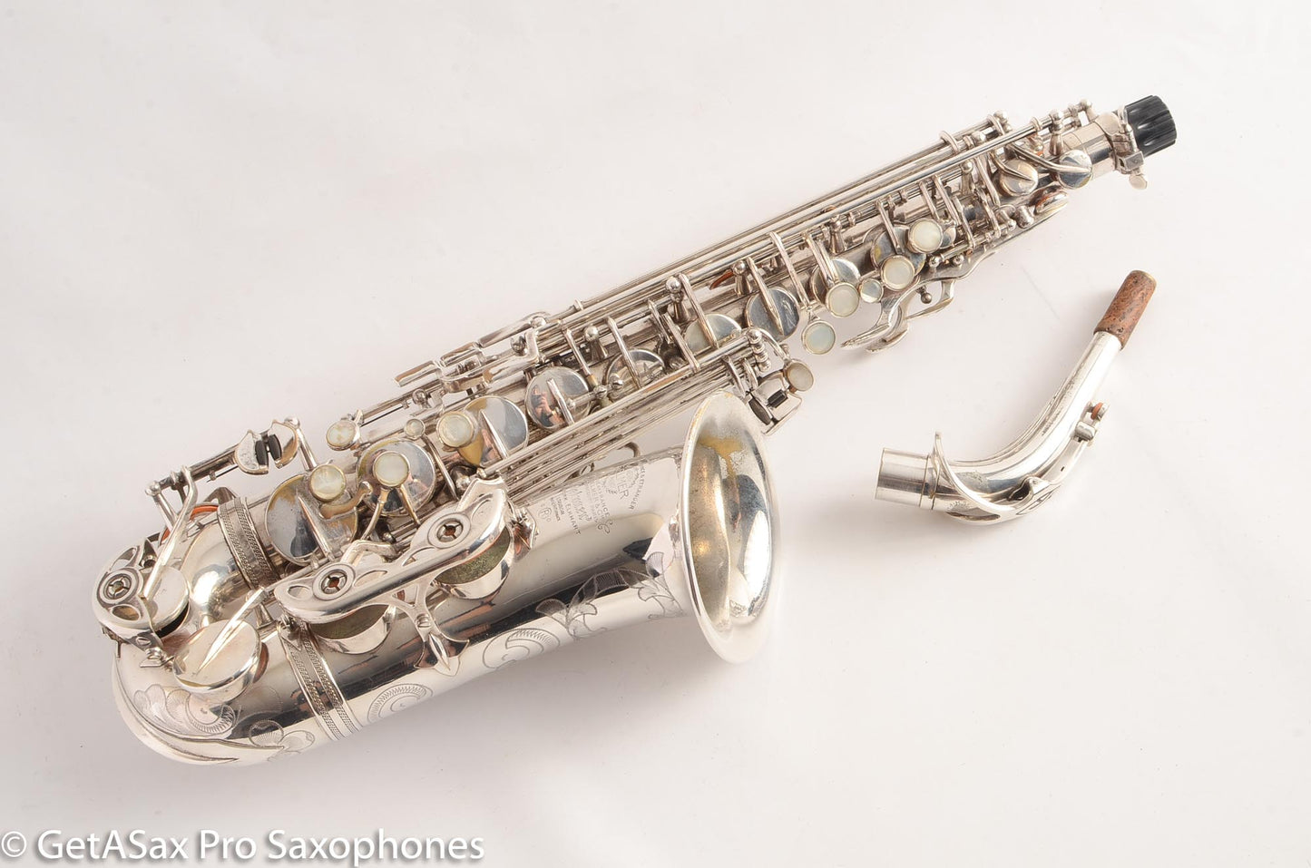 Selmer Mark VI Alto 1958 Conservatory Model Original Silver Plate 77632