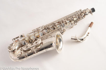 Selmer Mark VI Alto 1958 Conservatory Model Original Silver Plate 77632
