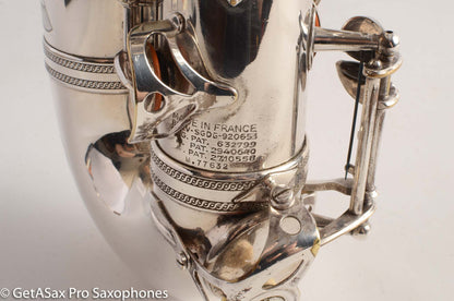 Selmer Mark VI Alto 1958 Conservatory Model Original Silver Plate 77632