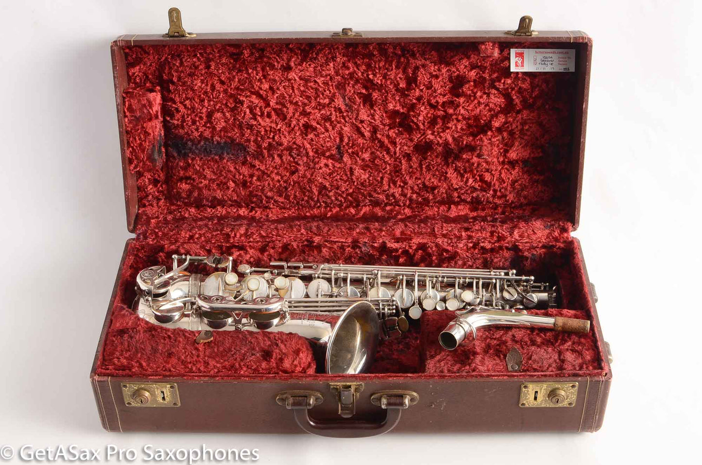 Selmer Mark VI Alto 1958 Conservatory Model Original Silver Plate 77632