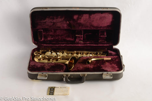 Selmer Mark VI Alto Saxophone 1961 5-digit Serial 96xxx Fresh Overhaul! Relacquer