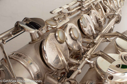 Selmer Mark VI Alto 1962 Original Satin Silver Gorgeous Freshly Overhauled!
