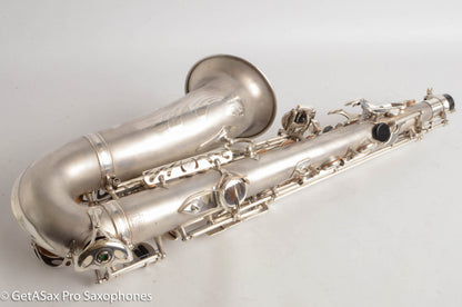 Selmer Mark VI Alto 1962 Original Satin Silver Gorgeous Freshly Overhauled!